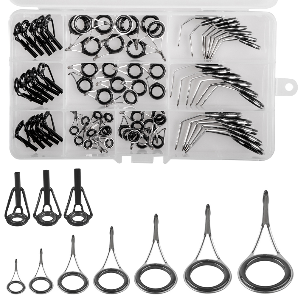 Fishing Rod Tip Replacement - เบ็ดตกปลาคู่มือเบ็ดตกปลาเคล็ดลับเปลี่ยนชุด Fishing Pole Rod ชุดซ่อมคู่มือและเคล็ดลับ Rod