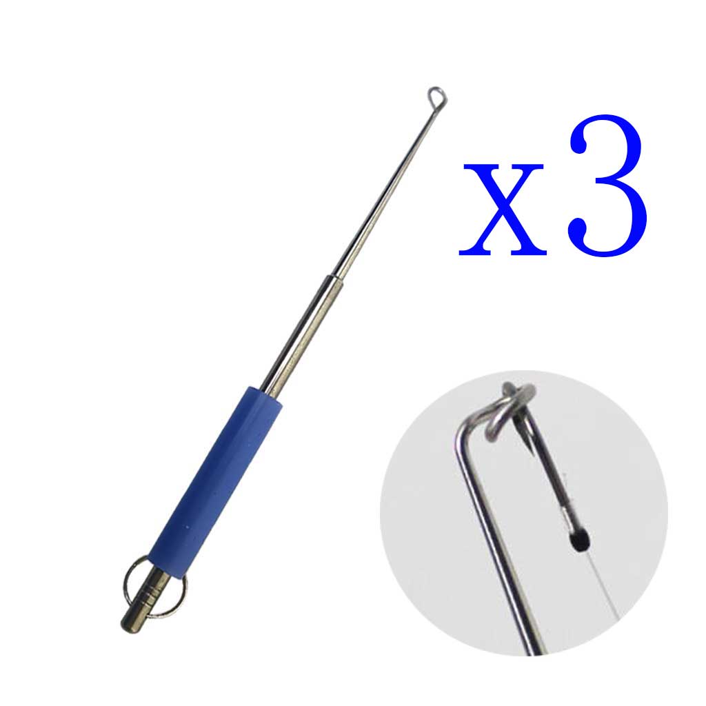 Fishing Rod Building Kit - ชุด 3 ชิ้น เครื่องมือถอดเบ็ดตกปลา สแตนเลส ปลอดภัย
