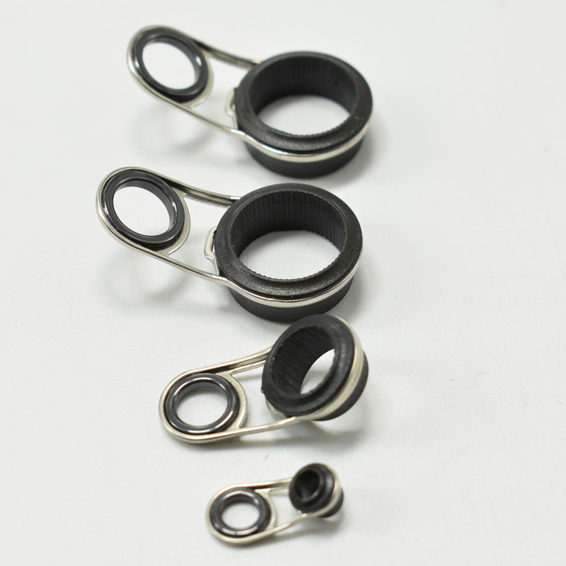 Fishing Rod Guide Replacement - แหวนลวดหล่อเสาเบ็ดตกปลาหินปรับวงแหวนนำด้านบนหรือตัวนำสายด้านข้าง1มม. ถึง12.8มม.