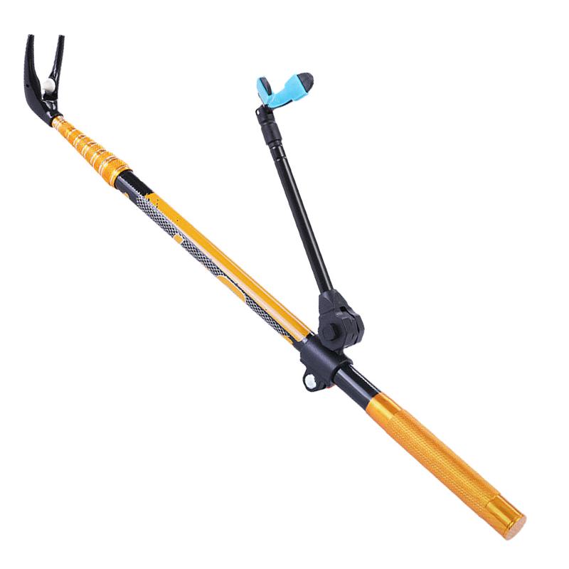 Fishing Rod Carbon Fiber - ผู้ถือเสาตกปลา 360 องศาปรับ Telescopic Stand Holder