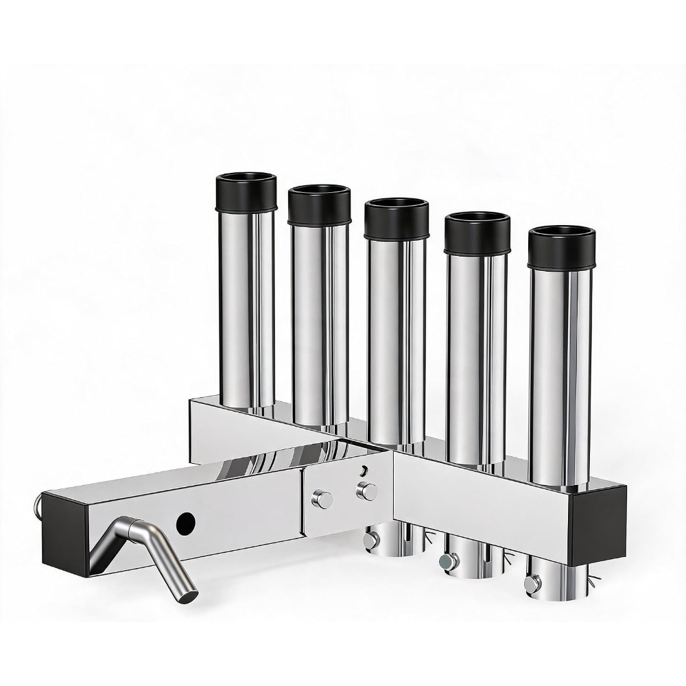 Fishing Rod Rack - ที่ยึดคันเบ็ดแบบติดท้ายรถ ทำจากสแตนเลส 316 ปรับมุมได้ พร้อมสลักปลดเร็ว ป้องกันสนิมและการกัดกร่อน