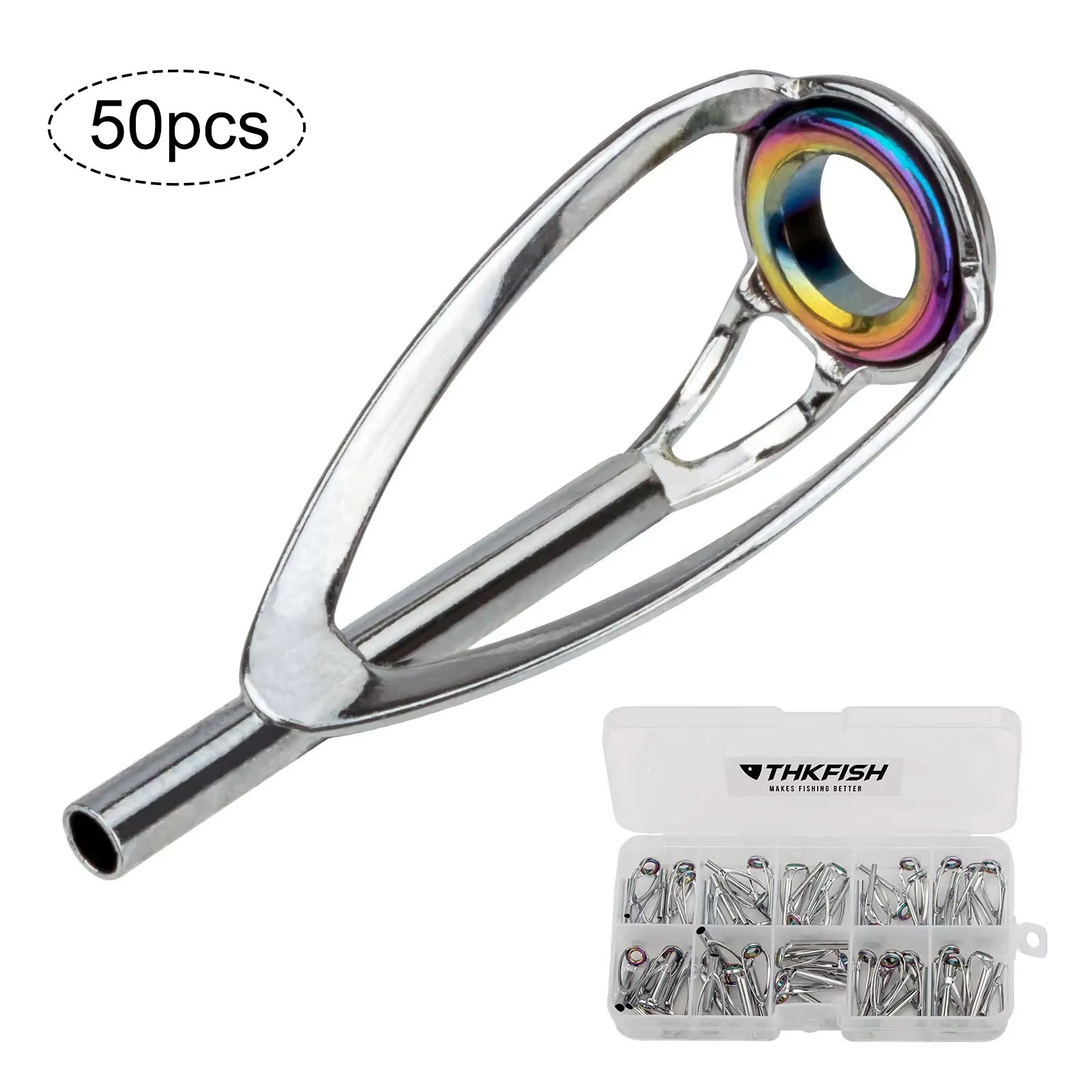 Fishing Rod Tip Replacement - 50pcs Fishing Rod TIP TOP ชุดซ่อม