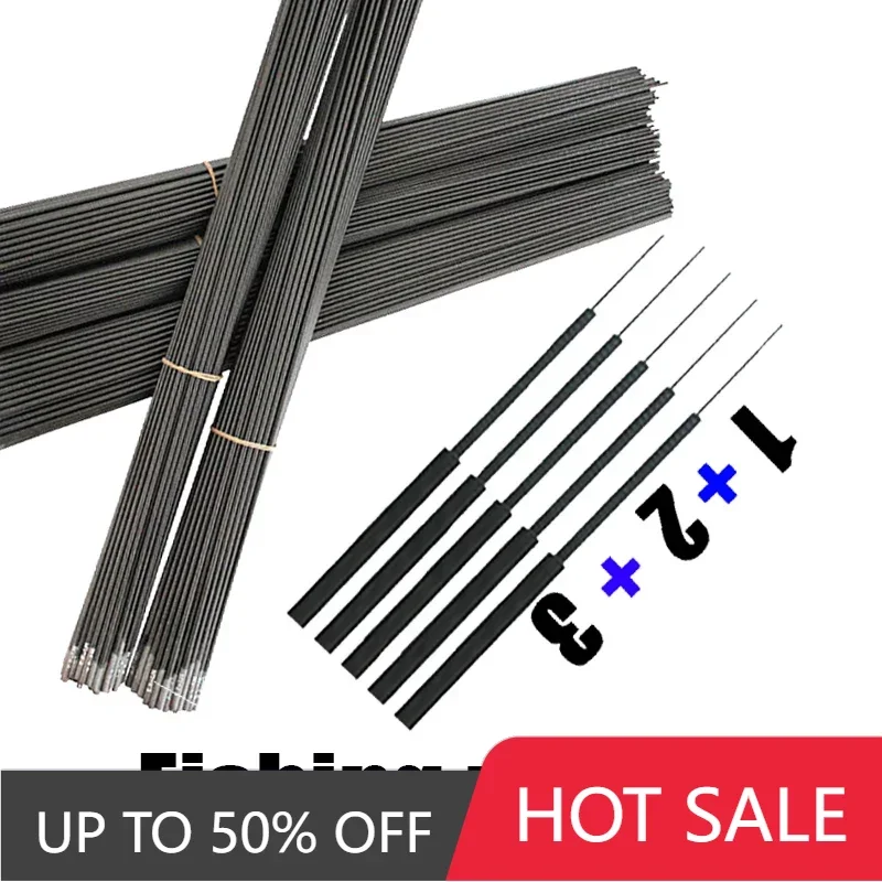 Fishing Rod Tip Replacement - 4.1 มม.-6.4 มม.5 ชิ้นตกปลาRod TIPอะไหล่ 1,2,3
