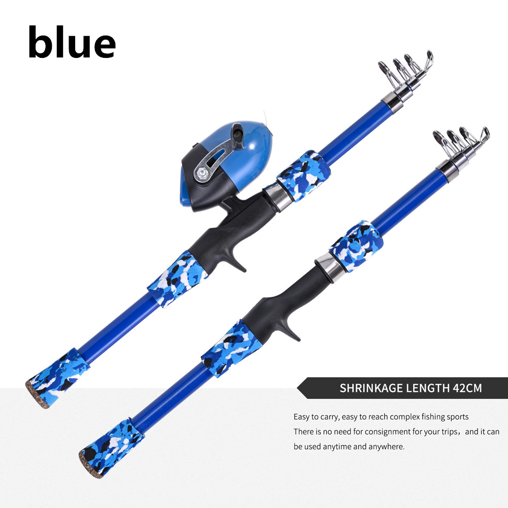 คันเบ็ดเด็กลายพรางยืดไสลด์แบบพ - Fishing Rod Ice บทวิจารณ์และราคา