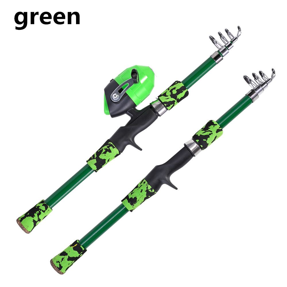 คันเบ็ดเด็กลายพรางยืดไสลด์แบบพ - Fishing Rod Ice บทวิจารณ์และราคา