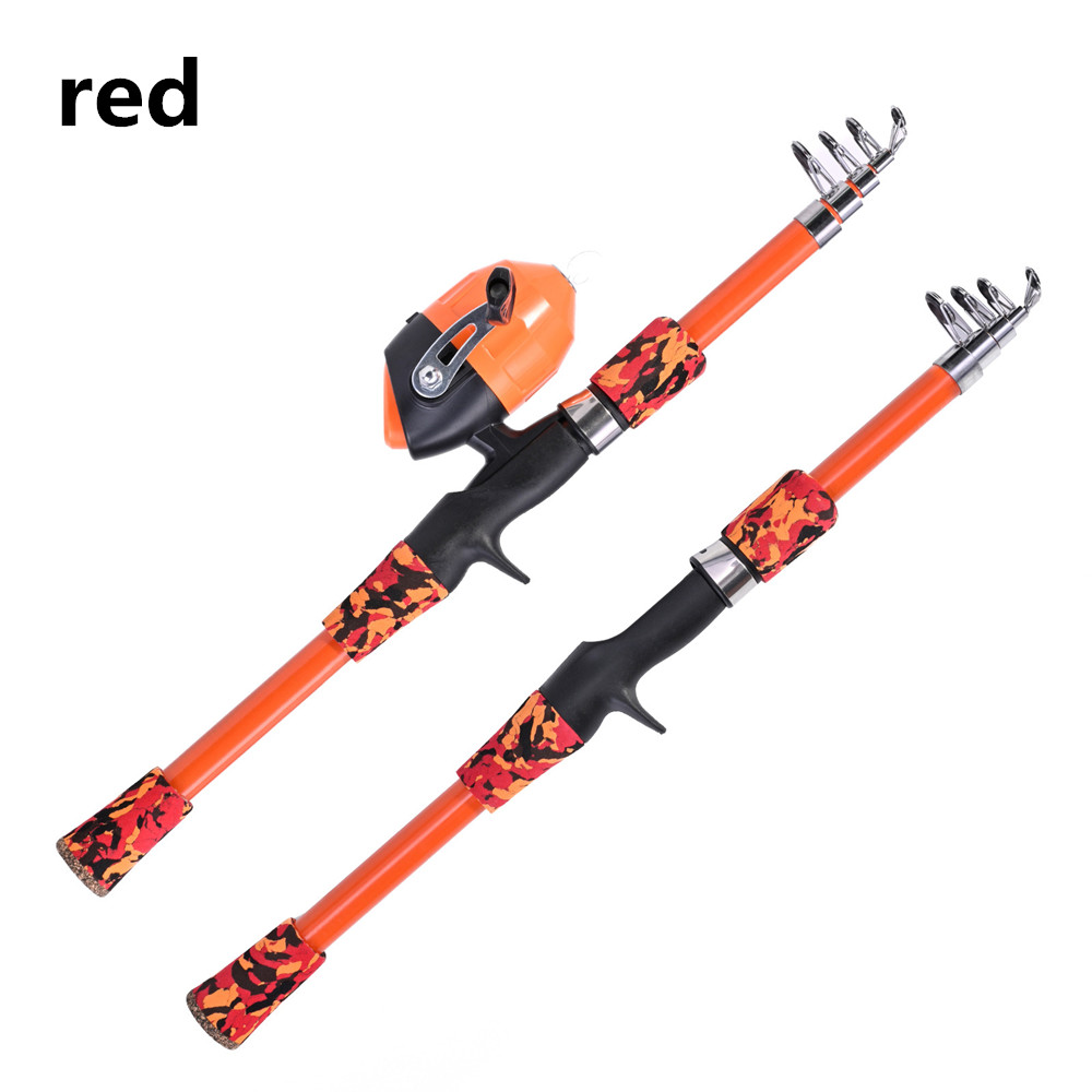 คันเบ็ดเด็กลายพรางยืดไสลด์แบบพ - Fishing Rod Ice บทวิจารณ์และราคา