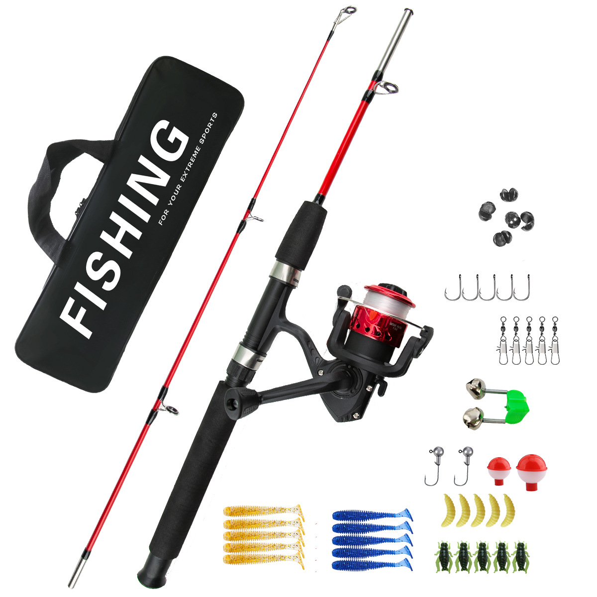ชุดคันเบ็ดตกปลาน้ำแข็ง 2 ท่อน  - Fishing Rod Ice บทวิจารณ์และราคา