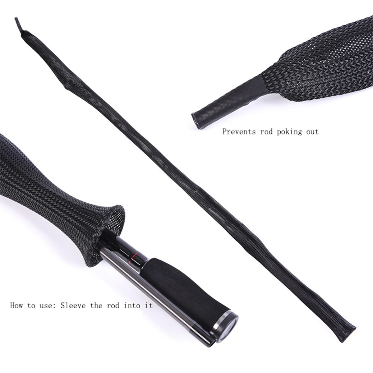 ปลอกหุ้มคันเบ็ดตกปลา ปลอกถักตา - Fishing Rod Spinning บทวิจารณ์และราคา