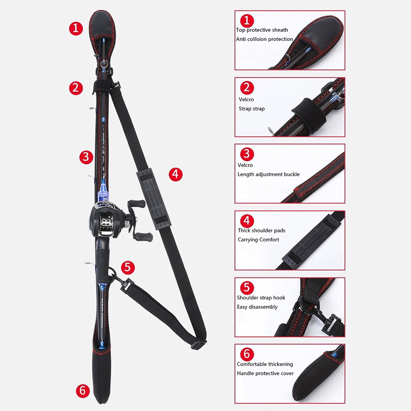 ปลอกหุ้มคันเบ็ดตกปลาแบบใหม่  ก - Fishing Rod Case บทวิจารณ์และราคา