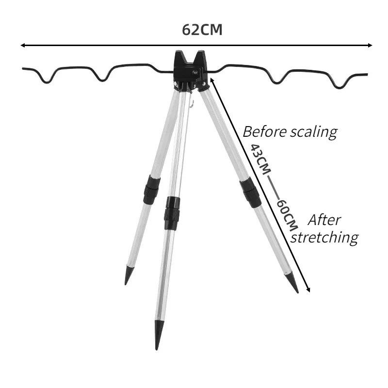 ชุดอุปกรณ์ตกปลา 1 ชุด ขาตั้งคั - Fishing Rod Casting บทวิจารณ์และราคา