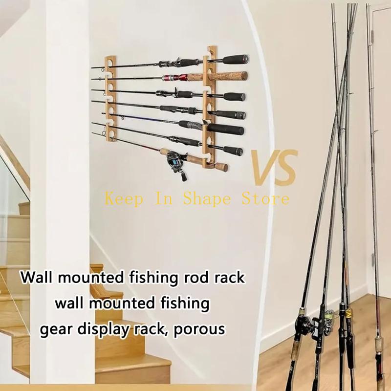 U1JC ติดผนังหรือเพดานคันเบ็ดแข - Fishing Rod Rack บทวิจารณ์และราคา