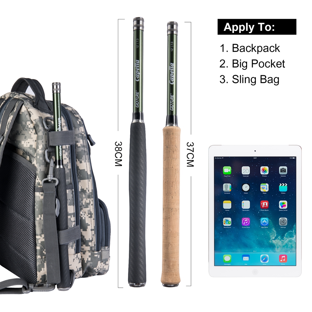 Goture Tenkara Fly Fishing Rod - Fishing Rod Carbon Fiber บทวิจารณ์และราคา