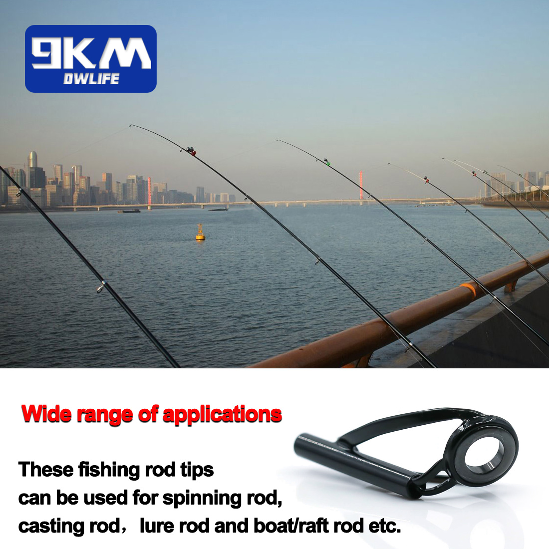 ชุดซ่อมปลายเบ็ดตกปลาสแตนเลสสตี - Fishing Rod Tip Replacement บทวิจารณ์และราคา