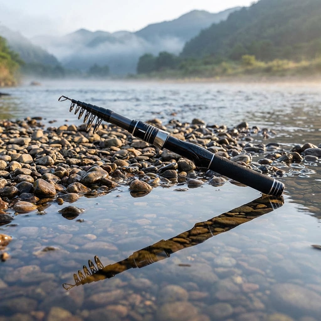 คันเบ็ดตกปลาคาร์บอนแบบยืดหดได้ - Fishing Rod Travel บทวิจารณ์และราคา