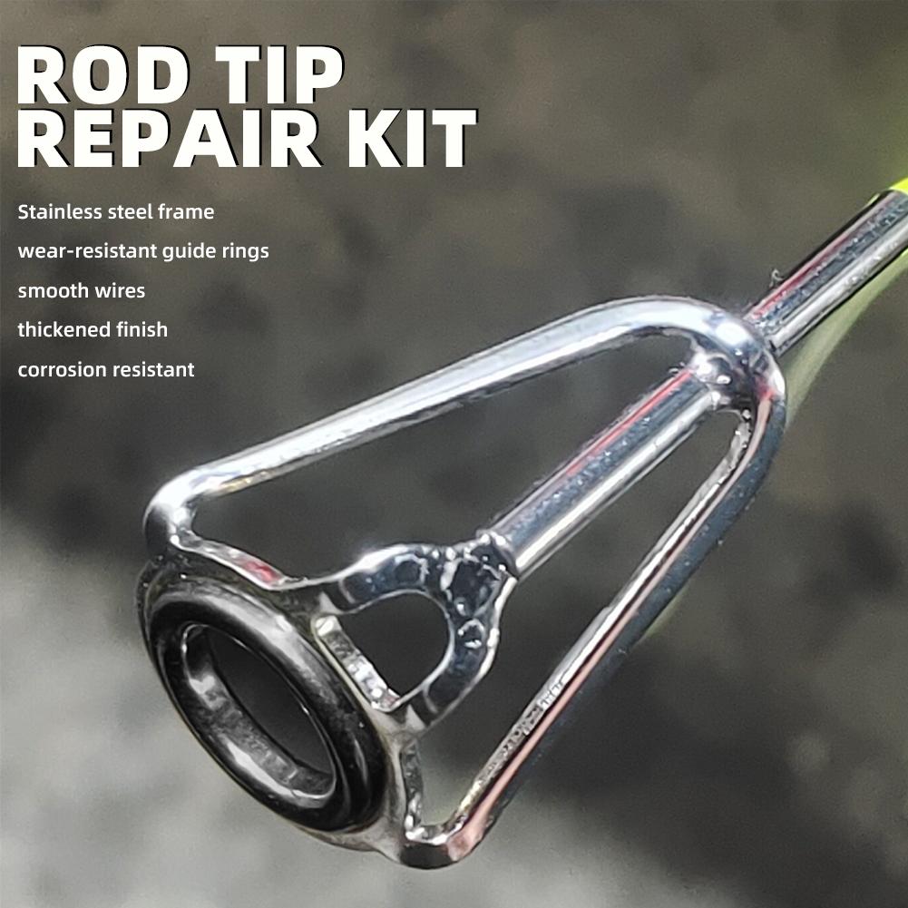 ชุดซ่อมปลายคันเบ็ด 10 ชิ้น ชุด - Fishing Rod Tip Replacement บทวิจารณ์และราคา