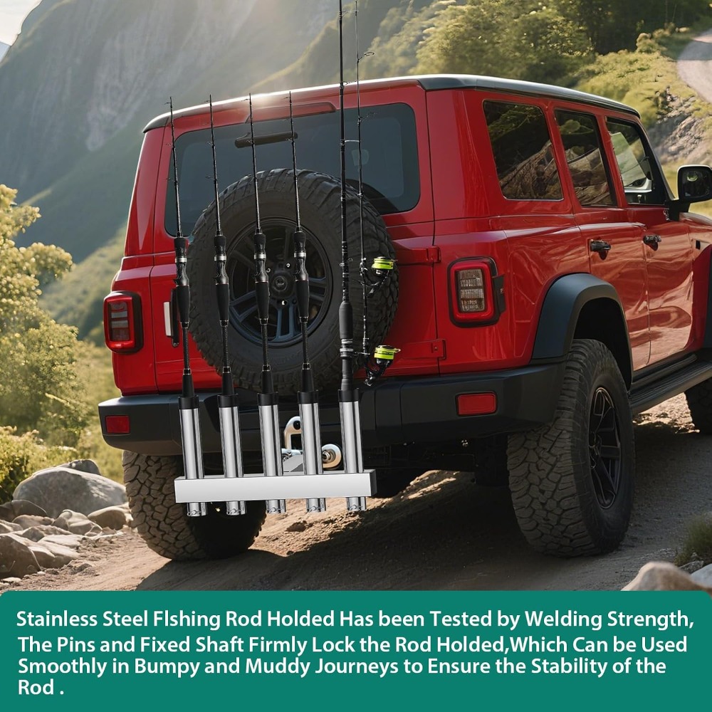 ที่ยึดคันเบ็ดแบบติดท้ายรถ ทำจา - Fishing Rod Rack บทวิจารณ์และราคา