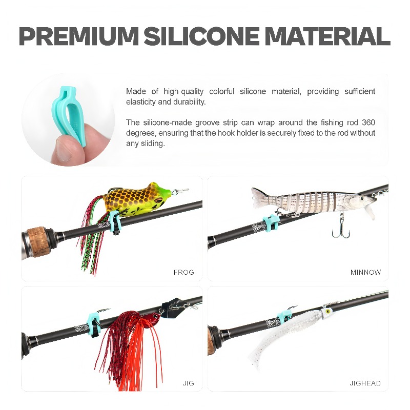 ตะขอแขวนเหยื่อซิลิโคน ​   – ที - Fishing Rod Combo บทวิจารณ์และราคา