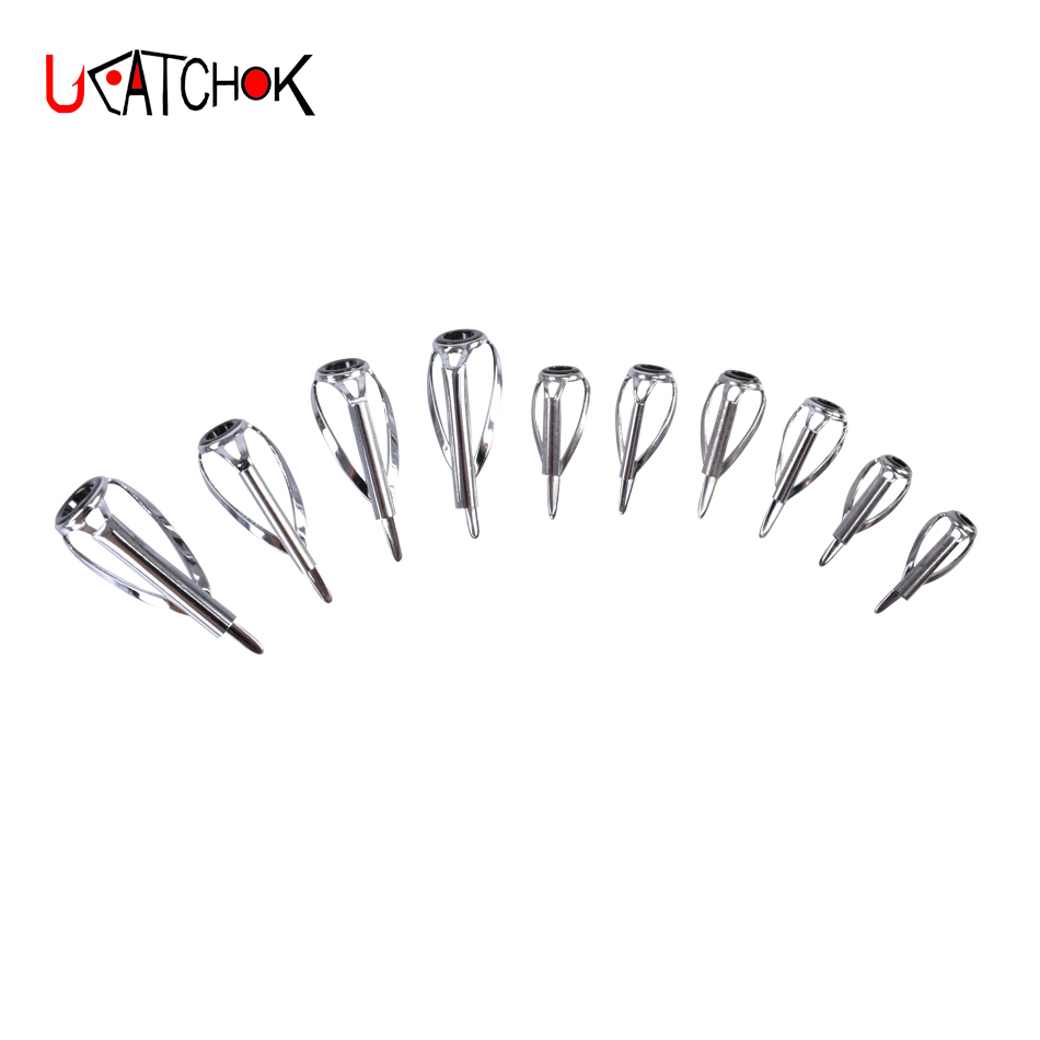 10 ชิ้น/แพ็ค TOP ท่องเที่ยวรุ่ - Fishing Rod Guide Replacement บทวิจารณ์และราคา
