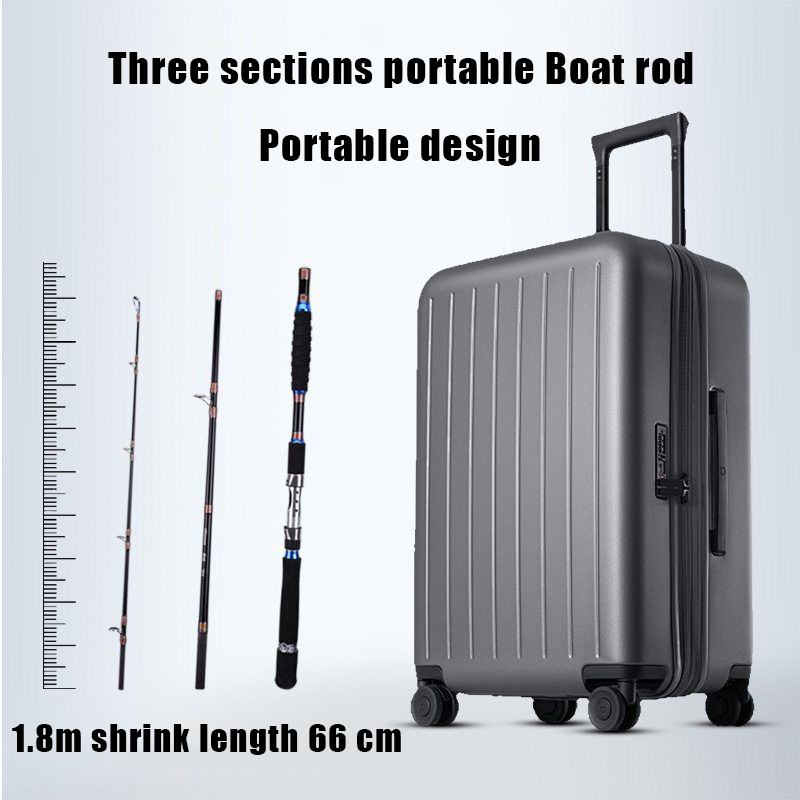 คันเบ็ดตกปลาแบบพกพา 2.1M 2.4M  - Fishing Rod Surf บทวิจารณ์และราคา