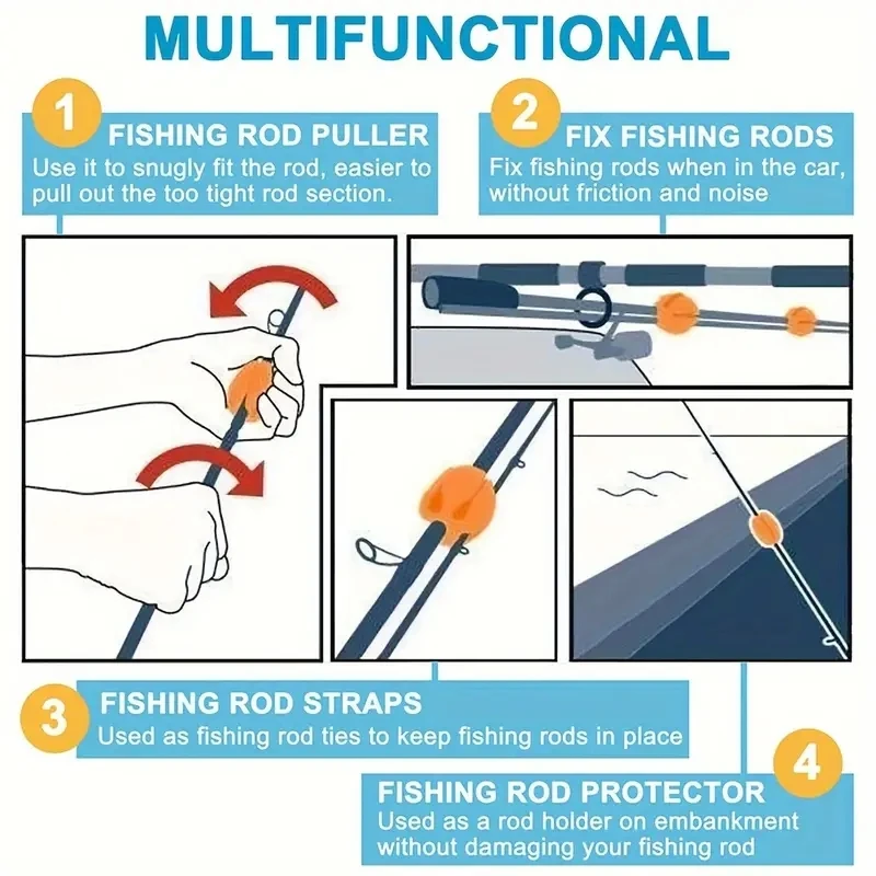 คลิปยึดคันเบ็ด 2 ชิ้น ที่ยึดคั - Fishing Rod Case บทวิจารณ์และราคา