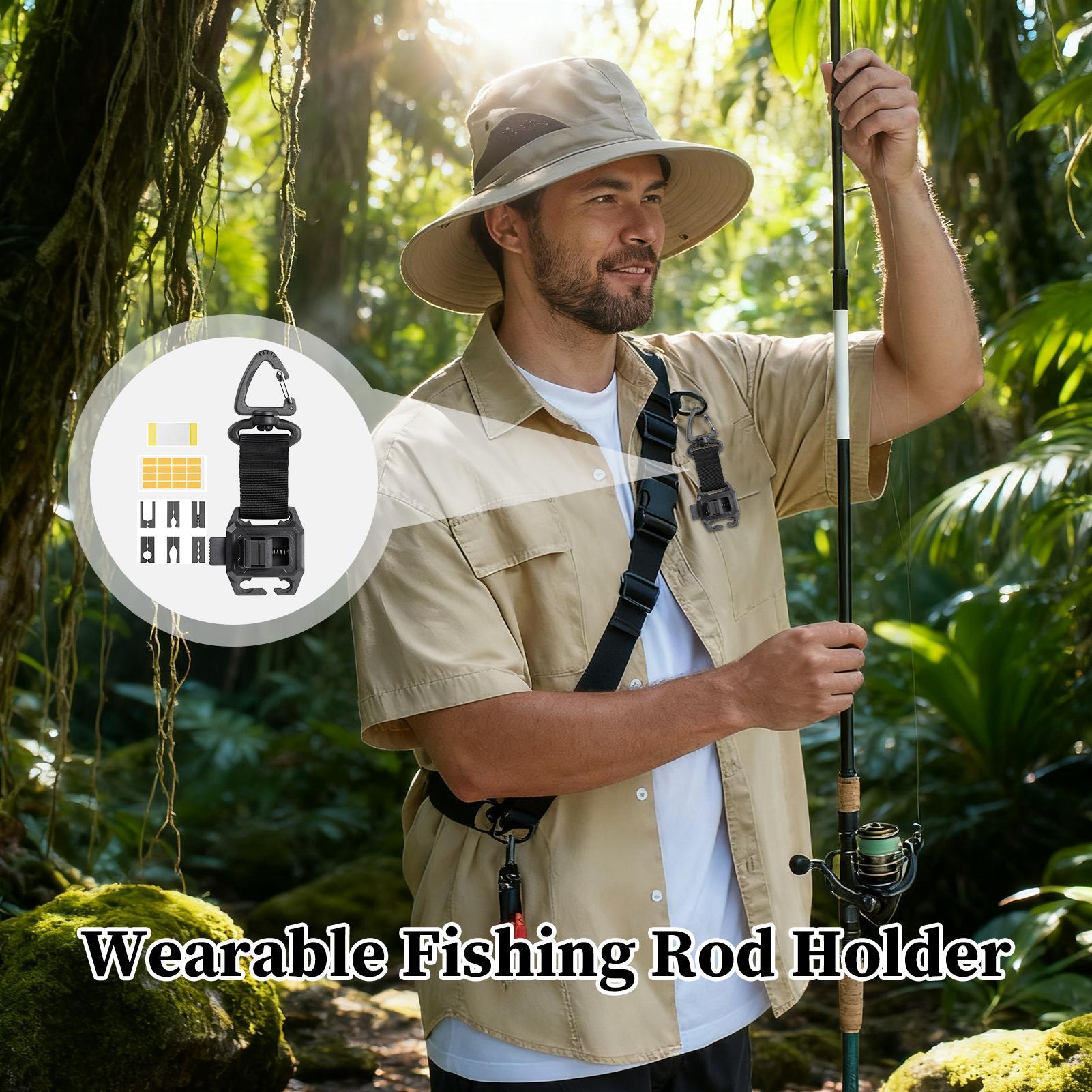 ที่ยึดคันเบ็ดแบบพกพา สายรัดปรั - Fishing Rod Surf บทวิจารณ์และราคา