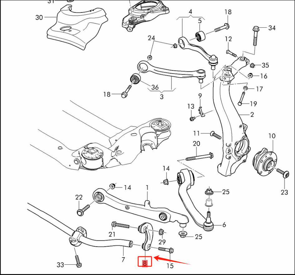 ด้านหน้า Upper Sway Bar Link S - Fishing Rod Fly บทวิจารณ์และราคา